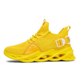 Men Sneakers 2023 Hollow Blade Mesh Casual Shoes Sneakers Men's Running Shoes Trainers Sports Shoes Big Size