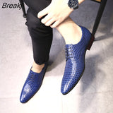 Business Men Casual Shoes Handmade Breathable Comfortable Jeans Brand Men Shoes Leather Flat Men Oxfords Formal