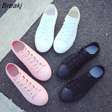 Boots For Women White Sneakers Shoes Waterproof Spring Summer Female Casual Shoes Rubber Rain Boots