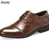 Shoes Men 2023 Autumn Men Shoes Low-top Solid Wedding Shoes Color Fashion Oxford Pointed Office