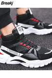 Men's Boots Fashion Thick Bottom Non-slip Warm Winter Shoes for Men Fur Warm Ankle Snow Boots Footwear Male Sneakers 2023