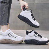 Platform Sneakers Women Casual Sport Shoes Ladies Slip on Plush Shoes New in Woman Vulcanized Shoes Rocking tenis