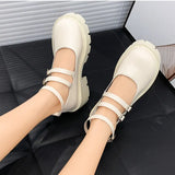 Women's Lolita Shoes 2023 New Women's Buckle Casual Shoes Thick Heel Women's Mary Jane Shoes Women's High