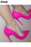 Rose dress pumps sexy pointed toe 12cm thin high heel party nightclub energy gorgeous 10cm 8cm lady shoes QP058
