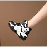 Casual Platform Sport Shoes for Women Lace Up Thick Soled Sneakers Ladies Heighten Casual Shoes Woman Chaussure