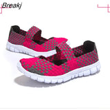 Size Women Flat Shoes 2023 Fashion Elastic Band Weave Shoes Women Comfort Flat Shoes Women Casual Loafers Zapatos De