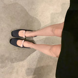 Women Shoes Spring Autumn Luxury Bowtie Mary Janes Shoes Women Square Toe Flats Ballets Red Dance Party Bridal Wedding