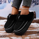 Breakj And Cotton Slippers Ladies Winter Plus Thick Bottoms Anti-Slip Wear Warm And Thick Snow Boots 2025