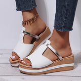 Women Sandals 2023 Women Heels Sandals Slip On Wedges Shoes For Women Slippers Summer Sandalias Mujer Platform Sandals