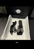Breakj Niche Design High-End Bow Summer New Fashion Comfortable High-Explosive Cool Drag