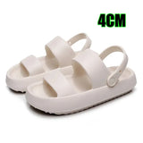 Women Summer Beach Platform Sandals Green Soft Sole EVA Slides Woman Fashion Non-slip Outdoor Slippers Female Comfortable