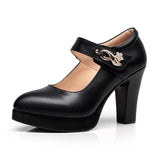 Women High Heels Block Heels Gold Silver Wedding Shoes Women Pumps 2023 Rhinestone 10cm Party Dress Shoe Plus Size