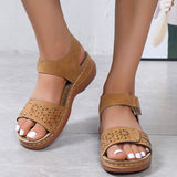 Wedge Sandals for Women Summer 2023 Casual Non Slip Walking Shoes Woman Comfortbale Platform Beach Sandalias