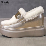 Winter snow boots Superior quality Women Boots Lace Up Fashion Boots Women Ankle Fur Boots warm Women Shoes size