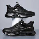Men genuine Leather Casual Shoes Brand Fashion Sneakers men Black Designer Shoes Soft Men sneakers Mocasine