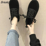 Women Autumn and Winter Outside Wearing 2021 New Thick-soled Bean Shoes A Foot Snow Boots Plus Velvet Warm Cotton Shoes