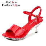 Sandals Women Shoes Size 43 Thin Heels Summer Naked Color Peep Toe High Heels Sexy Nightclub Party Slides Heels