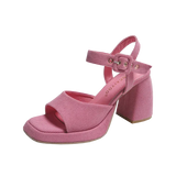 2023 Chunky High Heel Women's Sandals Platform Ankle Strap Buckle Sandals European Fashion Party Sandals Spring