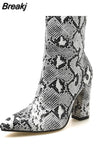 Pointed Toe Woman Ankle Boots 2023 Winter Fashion Cool Women Shoes With Metal Decoration Women Ankle Boots