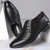 Shoes Men 2023 Autumn Men Shoes Low-top Solid Wedding Shoes Color Fashion Oxford Pointed Office