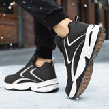 Men Shoes plush warm Casual Shoes Lace Up sneakers Men Sport Trekking Shoes Winter Boots Outdoor Sneakers men big size 48 49
