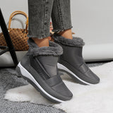 Down Waterproof Snow Boots for Women 2023 Winter Thick Plush Platform Ankle Boots Woman Comfortable Non Slip Cotton