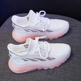 Women's Platform Sport Shoes Comfortable Breathable Outdoor Running Sneakers Lightweight Casual Tennis Shoes