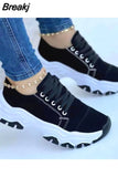 Women's Sneakers Fashion Flat Lace Up Casual Canvas Pattern Sneakers Ladies Vulcanized Shoes Women Shoes Zapatillas