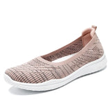 New Women Sneakers Ladies Breathable Walking Woven Shoes Anti-slip Lightweight Female Flats Casual Shoe Zapatillas
