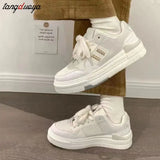 Women's Vulcanized Shoes Fall Winter Women's High Platform White Sneakers Tenis Femme Zapatillas Mujer Women's Platform
