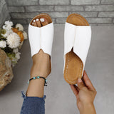 Breakj New Large-Size Women's Shoes Sandals Comfortable Slope And Slippers