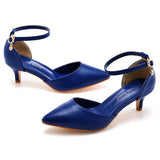 Breakj Cm Large Hollow Sandals Low Heel Pointy Shoes White Pointed Wedding Shoes Women Wedding Photography Women