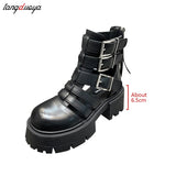 2023 Summer platform Sandals Thick Heel High-heeled Roman Shoes Fashion Thick Versatile Shoes Leather Gladiator