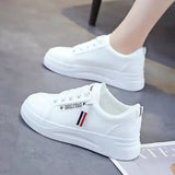 Women Shoes 2024 New Spring /Autumn Fashion Casual Comfortable Round Toe Thick-soled Breathable Sports Shoes Student Board