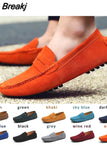 New Fashion Men Casual Shoes Brand Leather Men Loafers Moccasins Slip on Men's Flats Male Driving Shoes Sneakers