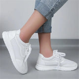 Size Fashion Pink Platform Sneakers Women Light Weight Casual Sports Shoes Woman 2024 Spring Mesh Breathable Walking