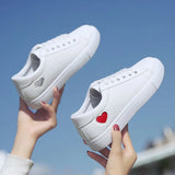 Breakj White Shoes Autumn Shoes 2025 New Women's Shoes Korean Version Of Autumn Leather Panel Shoes Students Leisure Spring And Autumn White Shoes Flat