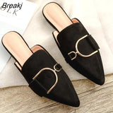 Women's Autumn Shoes Spring Outdoor Woman Mules Platform Slippers Flat Rubber Shoes Fashion Casual Moccasins 2023 Female size