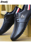 Breathable Solid Color Slip Men Driving Shoes Spring And Autumn New Style Breathable Men's Peas Shoes the British
