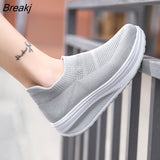 Women Shoes Summer Weave Sneakers Super Light Comfortable Shoes Female Mesh Breathable Sneakers Women