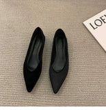 Spring New Brand Women Flat Heel Shoes Fashion Shallow Mouth Slip On Ladies Elegant Casual Loafers Pointed Toe