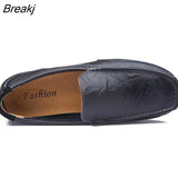 Men Shoes Luxury Trendy 2023 Casual Slip on Formal Loafers Men Moccasins Italian Black Male Driving Shoes