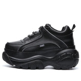 Sneakers Female Harajuku Retro Old Platform Shoes Casual Comfortable Breathable Increased White Shoes Femme