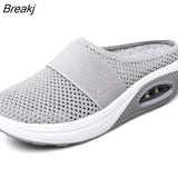 New Women Shoes Casual Increase Cushion Shoes Non-slip Platform Sneakers For Women Breathable Mesh Outdoor Walking