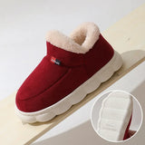 Home Men Cotton Slippers Winter New Casual Warm Plush Shoes Men Women Comfort Non Slip Platform Snow Boots Botas