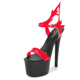 Stripper Heels Women Shoes Sexy Show Sandals Party Club Platform Stiletto High-heeled Pole Dance Prom Dress Shoes