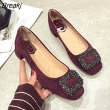 Fashion Office Lady Shoes Women Pumps Brand Woman Party Shoes Elegant Ladies Low Heel 3cm Plus Size 42