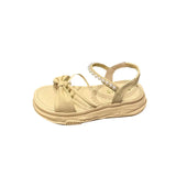 Women's Summer Outwear 2024 New Thick Sole Casual Beach Sandals Wedges Shoes for