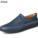Large Size Men's Loafers Comfortable Men's Casual Loafers Breathable Mesh Men's Shoes Non-slip Lightweight Men's