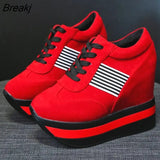 New Sports Shoes for Women Heightening Thick-soled Casual Spring Autumn Wedge Platform Shoes Fashion Female Chunky
